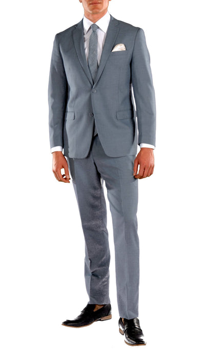 Hart Light Blue Slim Fit 2 Piece Suit - Ferrecci USA 