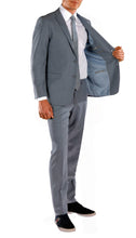 Load image into Gallery viewer, Hart Light Blue Slim Fit 2 Piece Suit - Ferrecci USA 
