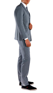 Hart Light Blue Slim Fit 2 Piece Suit - Ferrecci USA 