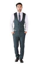 Load image into Gallery viewer, Ferrecci Hart 3 Piece Slim Fit Teal Suit - Ferrecci USA 
