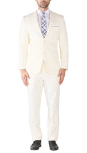 Load image into Gallery viewer, Hart 3pc Slim Fit Winter White Suit - Ferrecci USA 
