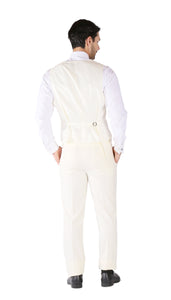 Hart 3pc Slim Fit Winter White Suit - Ferrecci USA 