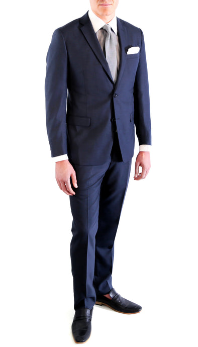 HART 2 Piece Navy Slim Fit Suit - Ferrecci USA 