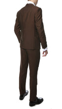 Load image into Gallery viewer, Hudson Brown Slim Fit 2 Piece Suit - Ferrecci USA 
