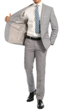 Load image into Gallery viewer, Windsor Light Grey Slim Fit 2pc Suit - Ferrecci USA 
