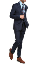 Load image into Gallery viewer, Mason Navy Men&#39;s Premium 2pc Premium Wool Slim Fit Suit - Ferrecci USA 
