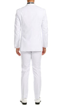 Load image into Gallery viewer, Ferrecci Men&#39;s Reno White Slim Fit Shawl Lapel 2 Piece Tuxedo Suit Set - Ferrecci USA 
