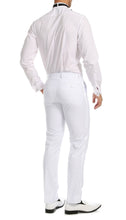 Load image into Gallery viewer, Ferrecci Men&#39;s Reno White Slim Fit Shawl Lapel 2 Piece Tuxedo Suit Set - Ferrecci USA 

