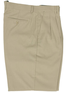 Inserch Men's Wide Fit Pants W/Pleats color Oyster