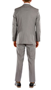 JAX Light Grey Slim Fit 3 Piece Suit - Ferrecci USA 