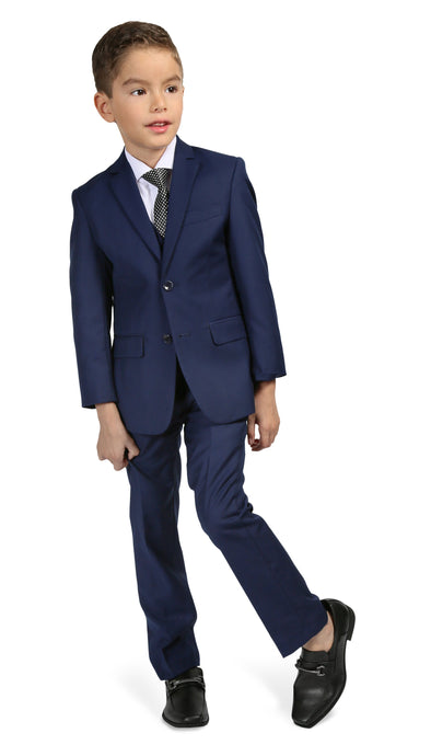 Ferrecci Boys JAX JR 5pc Suit Set Indigo - Ferrecci USA 
