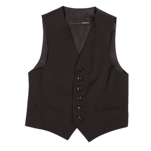 Boys Black KTUX 3 Piece Premium Tuxedo Suit - Ferrecci USA 