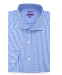 The Knox Slim Fit Cotton Shirt - Ferrecci USA 