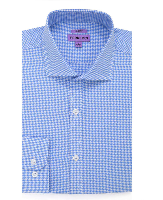 The Knox Slim Fit Cotton Dress Shirt - Ferrecci USA 