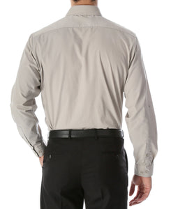 Leo Grey Mens Slim Fit Cotton Shirt - Ferrecci USA 