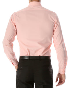 Leo Pink Mens Slim Fit Cotton Shirt - Ferrecci USA 