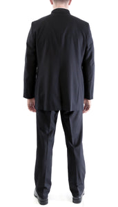 Ferrecci MIRAGE Mandarin Collar 2pc Tuxedo - Black - Ferrecci USA 