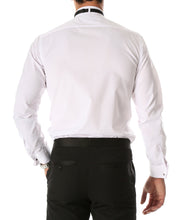 Load image into Gallery viewer, Ferrecci Men&#39;s Max White Regular Fit Wing Tip Collar Pleated Tuxedo Shirt - Ferrecci USA 
