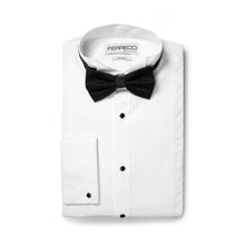 Load image into Gallery viewer, Ferrecci Men&#39;s Max White Slim Fit Wing Tip Collar Pleated Tuxedo Shirt - Ferrecci USA 
