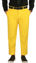 Load image into Gallery viewer, Paul Lorenzo Mens Yellow Slim Fit 2 Piece Suit - Ferrecci USA 

