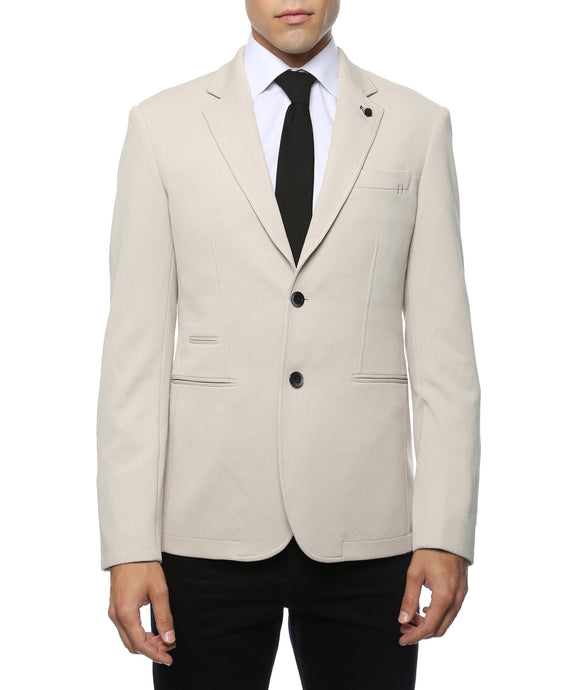 Modena Dove Knit Slim Fit Blazer - Ferrecci USA 