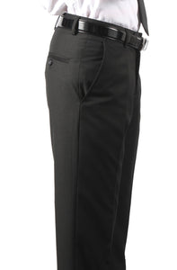 Premium Mens MP101 Black Slim Fit Dress Pants - Ferrecci USA 