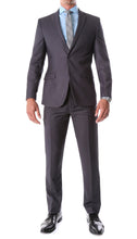 Load image into Gallery viewer, Oslo Charcoal Notch Lapel 2 Piece Slim Fit Suit - Ferrecci USA 
