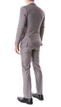 Load image into Gallery viewer, Oslo Grey Notch Lapel 2 Piece Slim Fit Suit - Ferrecci USA 
