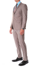 Load image into Gallery viewer, Oslo Taupe Notch Lapel 2 Piece Slim Fit Suit - Ferrecci USA 
