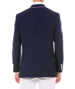Porter Navy Men's Slim Fit Blazer - Ferrecci USA 