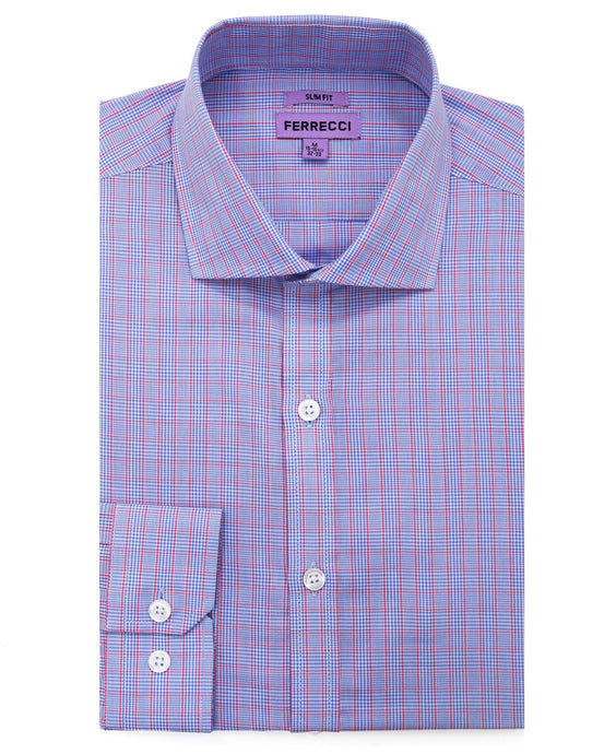 The Princeton Slim Fit Cotton Shirt - Ferrecci USA 