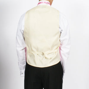Ferrecci Mens PV50-10 Pink Cream Vest Set - Ferrecci USA 