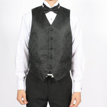 Load image into Gallery viewer, Ferrecci Mens PV50-4 Black Vest Set - Ferrecci USA 
