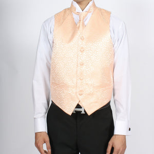 Ferrecci Mens PV50-7 Peach Vest Set - Ferrecci USA 