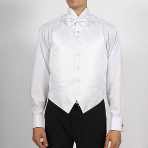Ferrecci Mens PV50-9 White Vest Set - Ferrecci USA 