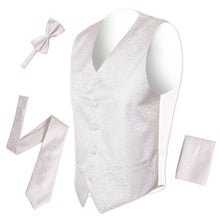 Load image into Gallery viewer, Ferrecci Mens PV50-9 White Vest Set - Ferrecci USA 
