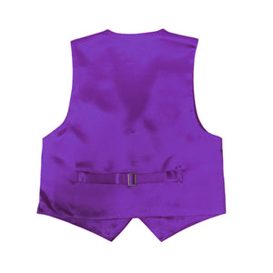 Premium Boys Purple Solid Vest 600 - Ferrecci USA 