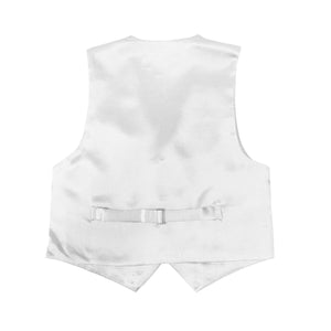 Premium Boys White Solid Vest 600 - Ferrecci USA 