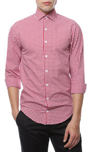mens red check dress shirt Tailored Shirts for Men: Buy Red Blue Big Check Shirt | My Suit Tailor Regular / XL