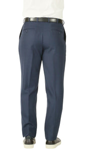 Rod Premium Blue Wool 2 Piece Suit Stain Resistant Traveler Suit - w 2 Pairs of Pants - Ferrecci USA 