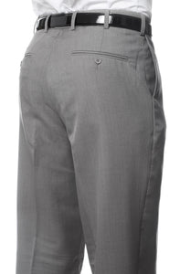 Premium Mens MPR101 Grey Regular Fit Pants - Ferrecci USA 