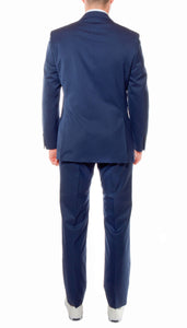Ferrecci Mens Savannah Navy Slim Fit 3 Piece Suit - Ferrecci USA 