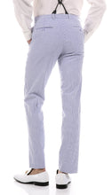 Load image into Gallery viewer, Premium Comfort Cotton Slim fit Blue Seersucker 2 Piece Suit - Ferrecci USA 
