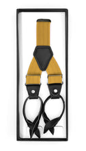 Load image into Gallery viewer, Gold Unisex Button End Suspenders - Ferrecci USA 
