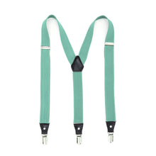 Load image into Gallery viewer, Mint Clip-On Unisex Suspenders - Ferrecci USA 
