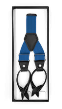 Load image into Gallery viewer, Royal Blue Unisex Button End Suspenders - Ferrecci USA 
