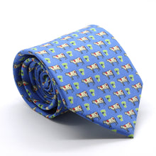 Load image into Gallery viewer, Cash Cow Royal Necktie with Handkerchief Set - Ferrecci USA 
