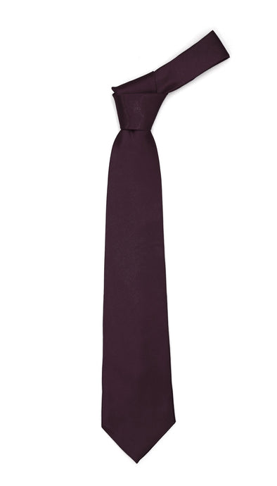 Premium Microfiber Deep Purple Necktie - Ferrecci USA 