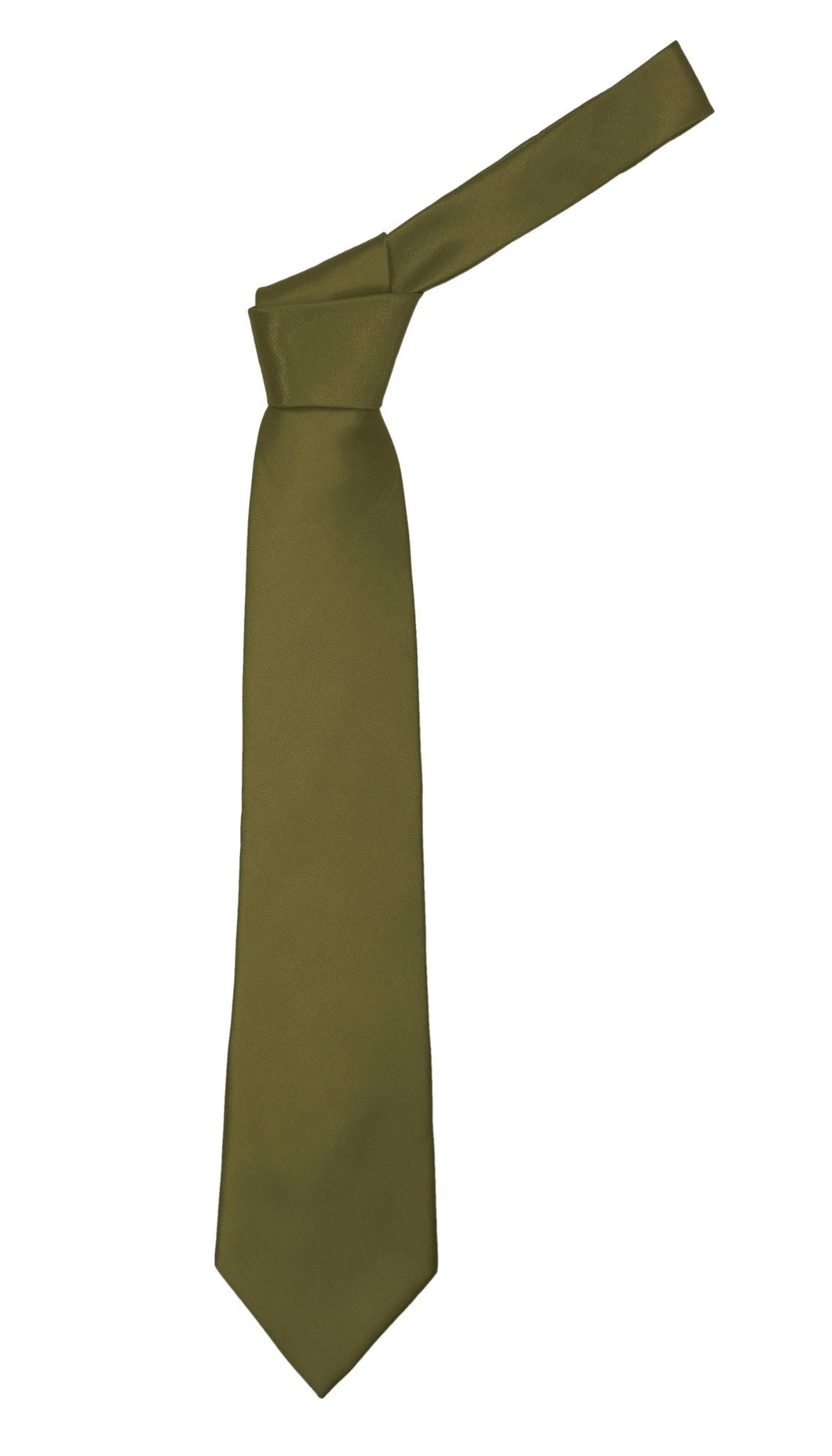 Premium Microfiber Dusty Green Necktie - Ferrecci USA 