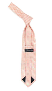Orange Necktie with Handkerchief Set - Ferrecci USA 